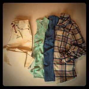 Three outfit mix and match spring wardrobe bundle